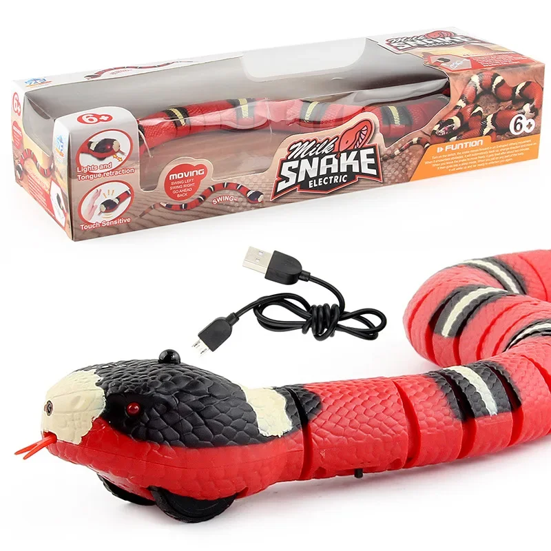 Remote Controlled Sensing Reptile Toy Prank Snakes Funny Gadget Realistic Moving Eyes Snake Design Plastic Toy from Mainland Chi