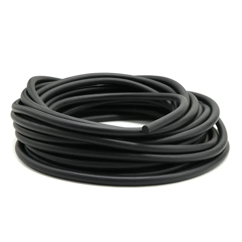 Dia 1.5 2 2.5 3 4 5 6 7 8 9 10mm Solid Black NBR Sealing Strip Oil Resistance Nitrile Rubber Round Strip NBR 2/5/10M