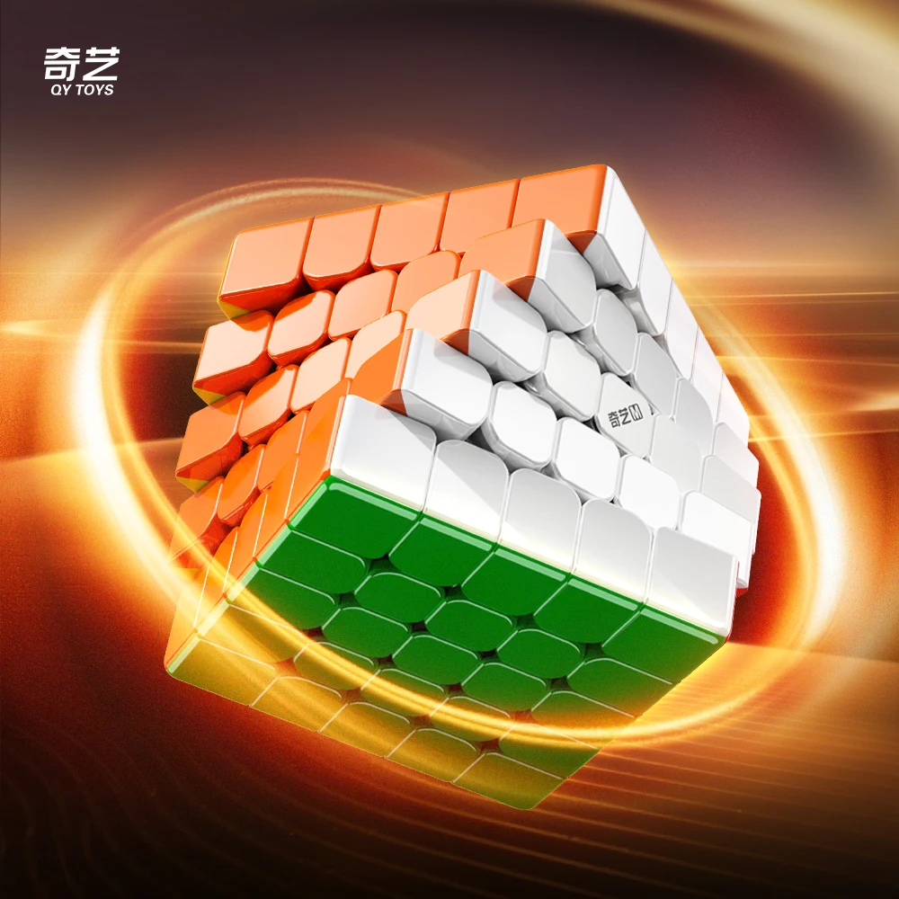 [Picube] QiYi 5x5x5 워리어 5x5 큐브 스피드 5 레이어 큐보 마히코 스티커리스 매직 퍼즐 큐브 장난감 큐보 스피드큐브 UV 코팅