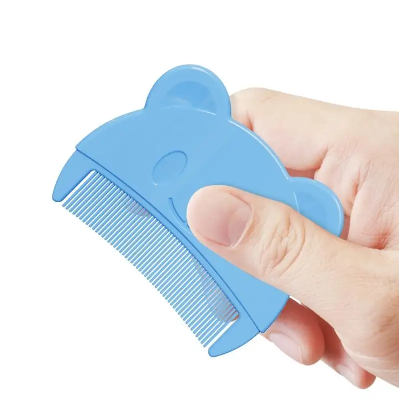 Infant Hair Comb Cartoon Bear Hair Combs Cradle Caps for Children Sensitive Skin