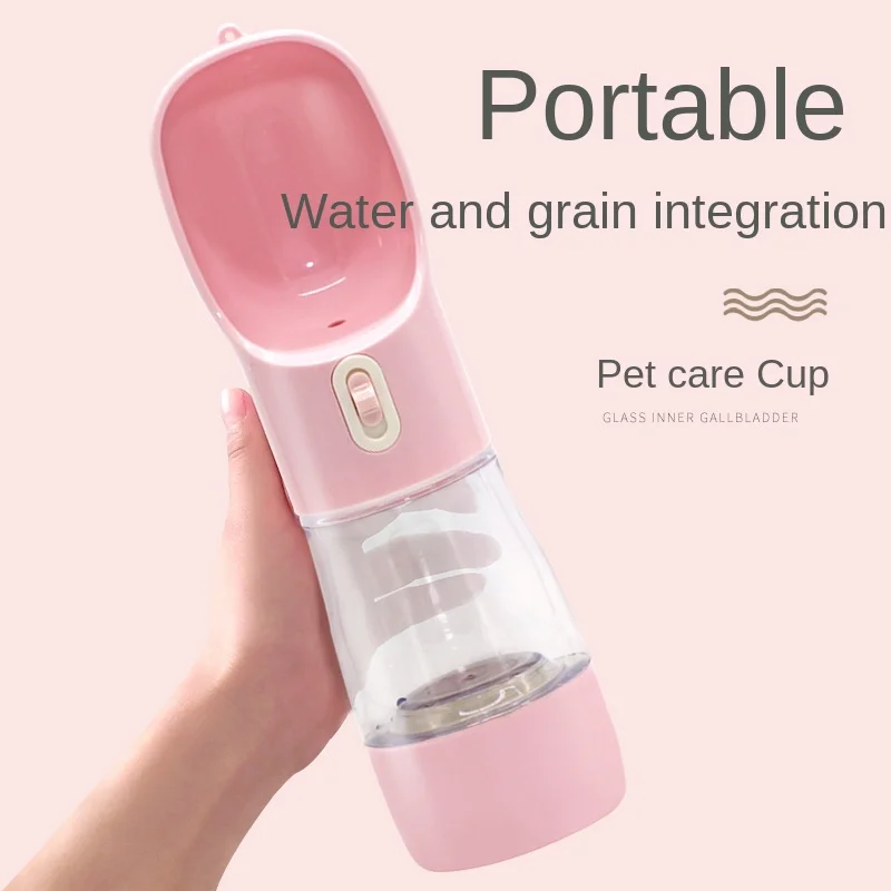 

Pet Dog Water Bottle Feeder Bowl Portable Water Food Bottle Pets Outdoor Travel Drinking Dog Bowls Water Bowl for Dogs