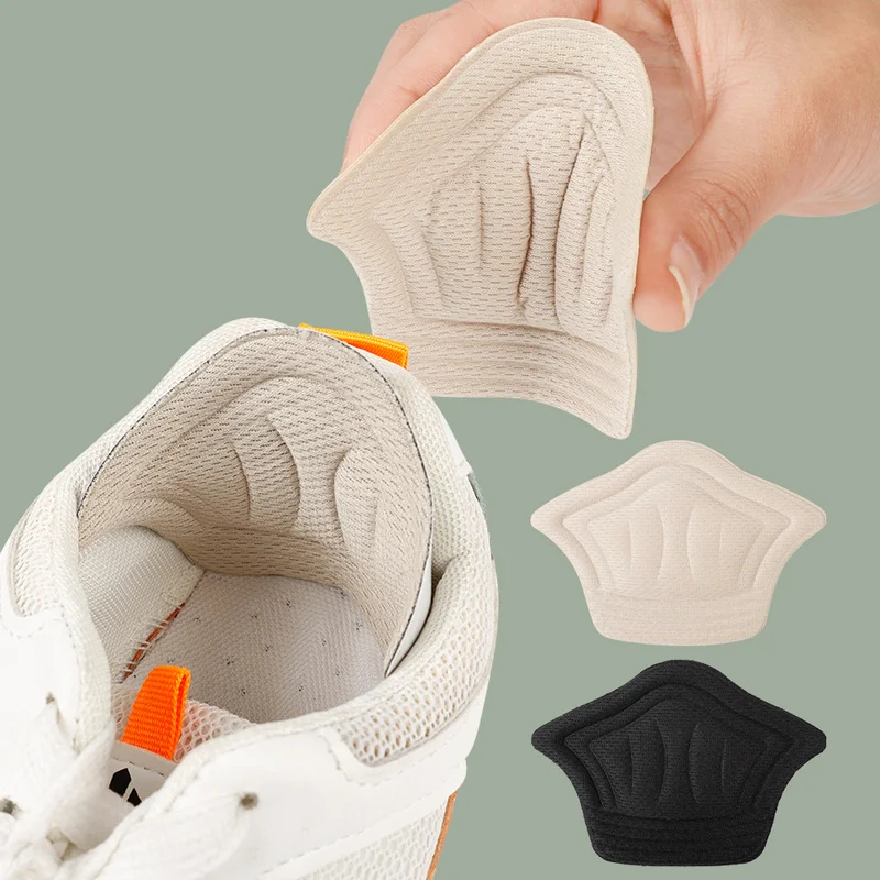 

2pcs Insoles Patch Heel Pads for Sport Shoes Adjustable Size Antiwear Feet Pad Cushion Insert Insole Heel Protector Back Sticker