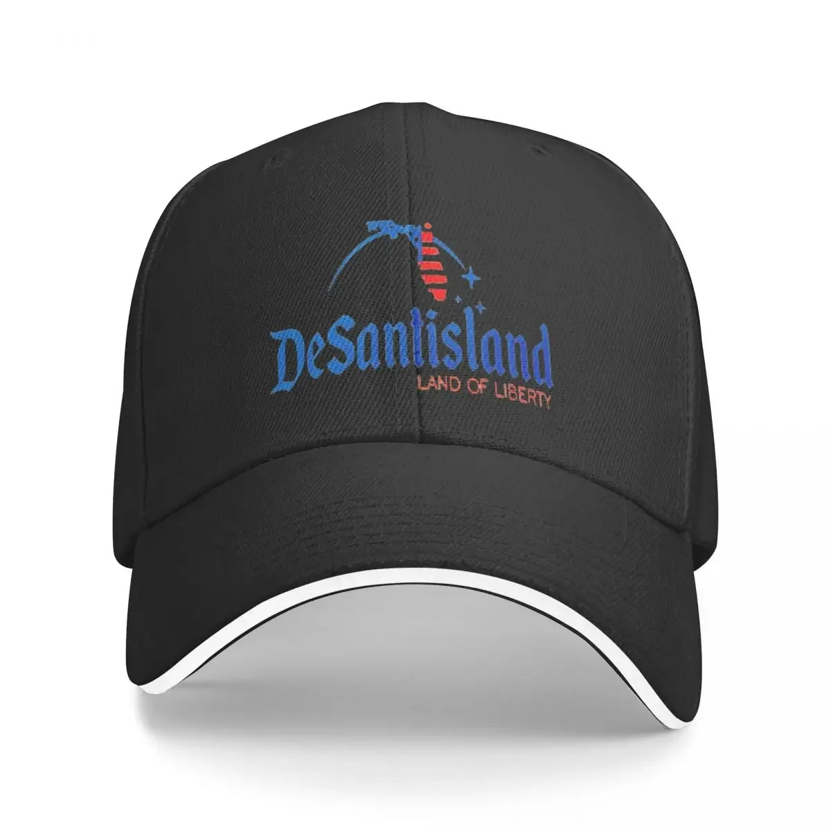 

Desantisland a state of liberty FloridaCap Baseball Cap Horse Hat Rave Luxury Hat Hats Man Women's
