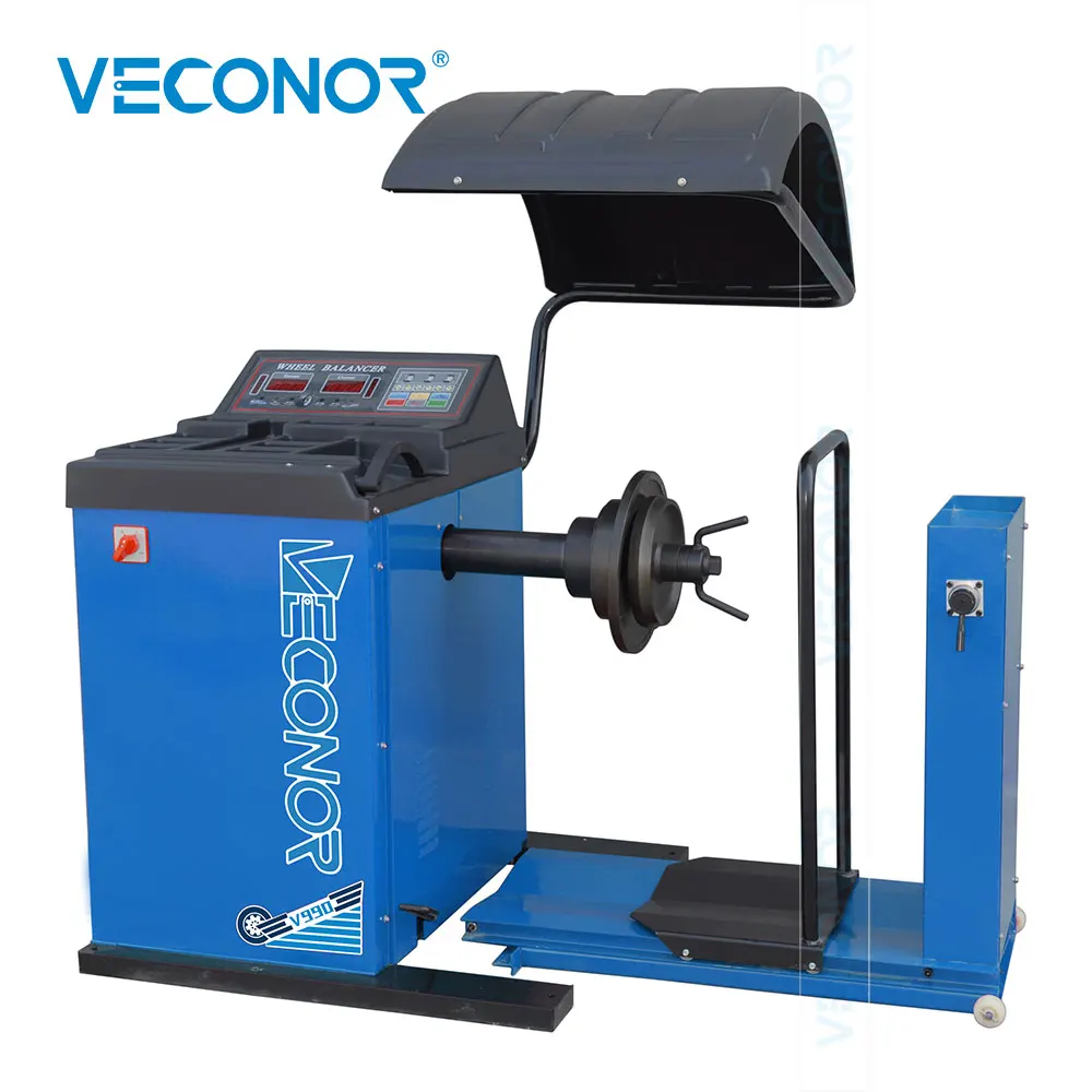 V990SemiAutomaticTruckWheelBalancerwithWheelLiftSuitablefor