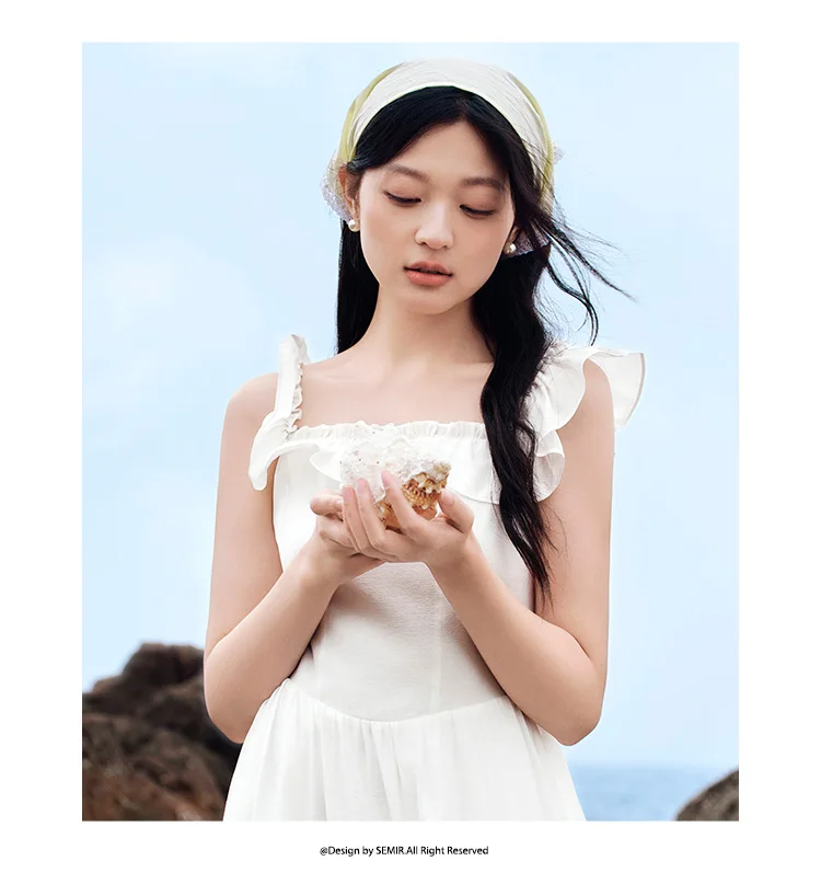 Bodycon Dress Women Slim Fit With Ruffled Hem Summer New Short Flutter Sleeves And Gentle Mid-Length Dress 6 Bodycon Dress Women Slim Fit With Ruffled Hem Summer New Short Flutter Sleeves And Gentle Mid-Length Dress