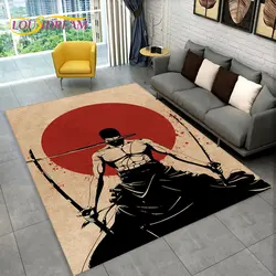 Japanese Anime One P-Piece Area Rug,Carpet Rug for Living Room Children Bedroom Sofa Doormat Kitchen Decor Non-slip Floor Mat