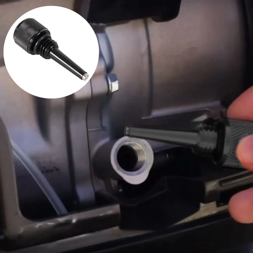 55201 M18*2.5 Magnetic Oil Dipstick for Inverter Generators for WEN 56125i 56200i Yamaha EF2000iS EF1000iS Aluminum Silver/Black