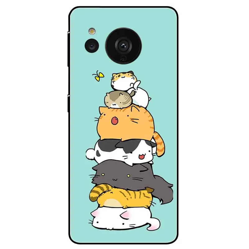 Elegant Black Lion Cats Silicone TPU Protective Case