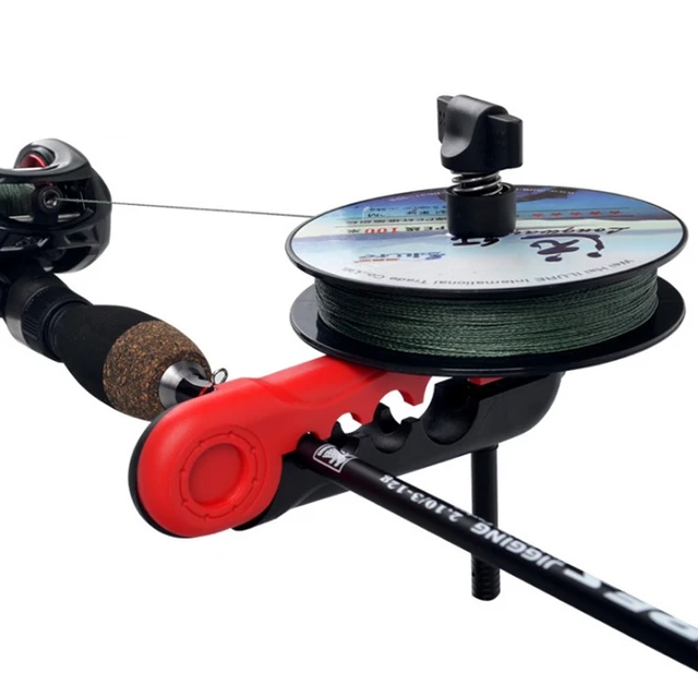 Portable Fishing Line Winder Reel Spool Spooler Machine Spinning & Baitcasting  Reel Spool Spooling Station System Fishing - Fishing Tools - AliExpress
