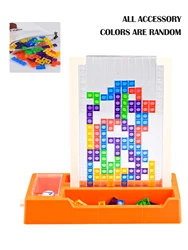 Colorful 3D Brain Teaser Puzzle Toy (Orange)