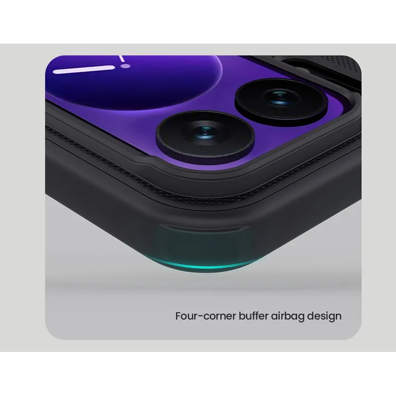 Magnetic Anti-fingerprint Hard Phone Case with Airbag Protection & Frosted Shield Finish