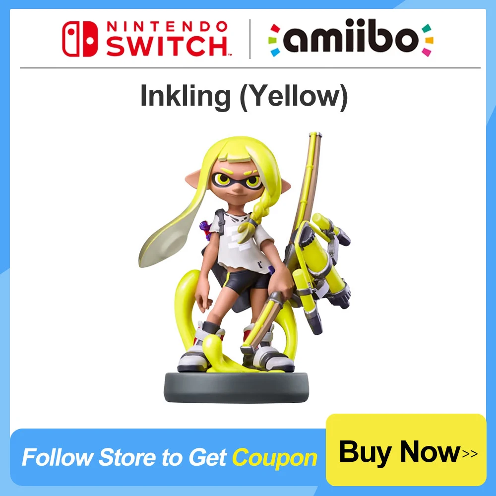 

Nintendo Switch Amiibo Inkling Octoling Smallfry for Nintendo Switch OLED Game Interaction Model Splatoon3 Series