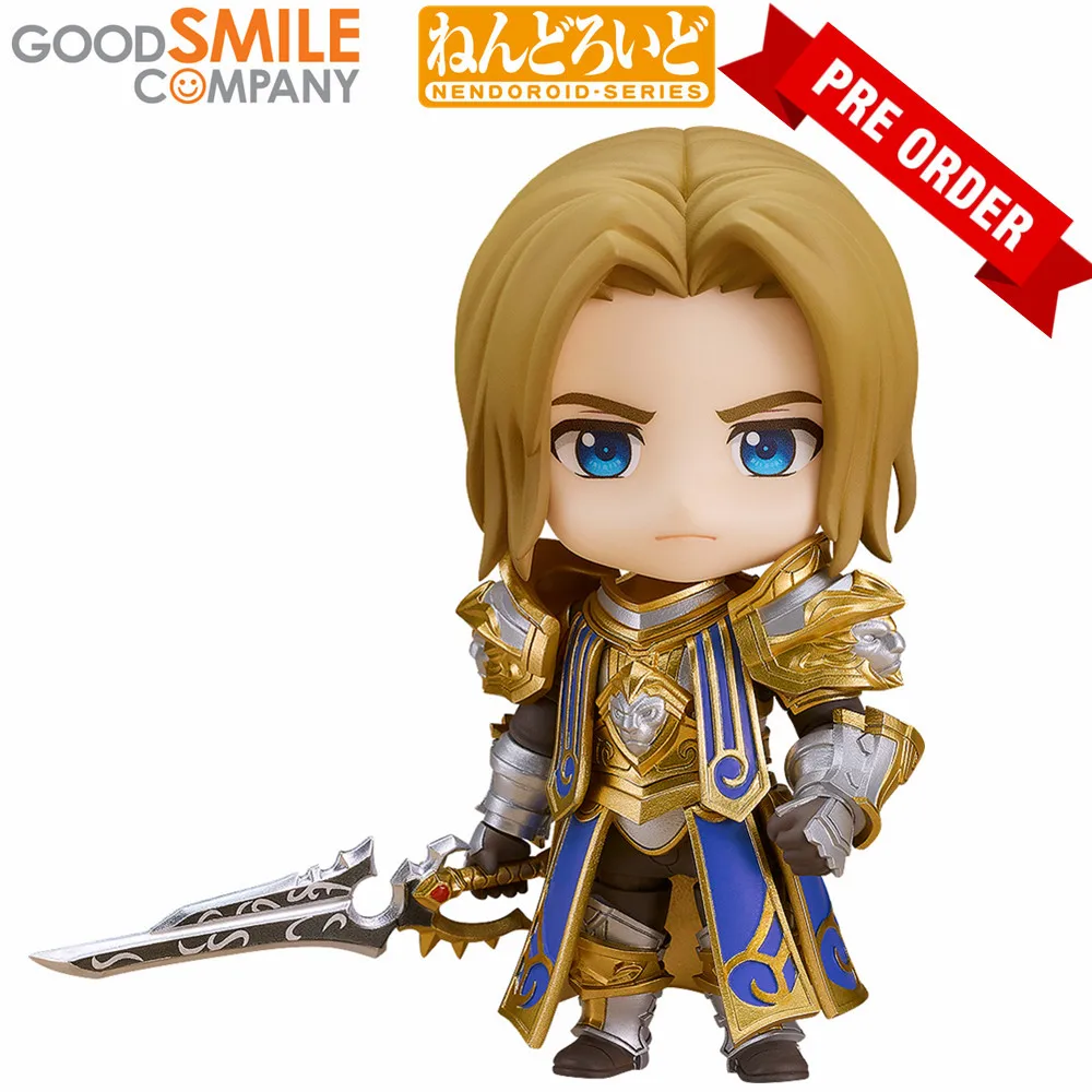 

Original GSC Nendoroid World of Warcraft Anduin Wrynn Anime Action Figure Toy Good Smile Nendoroid 2329 Kwaii PVC Doll Xmas Gift