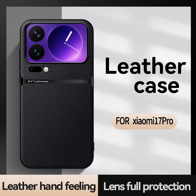 Luxury Shockproof Leather Magnetic Phone Case - Premium Back Cover