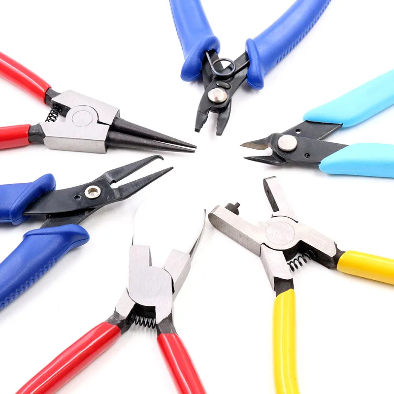 Multifunktions Split Ring Opener Zangen Schmuck Perlen Crimpen Crimper Zangen Werkzeug Mit Mini Diagonal Zangen DIY Hand Werkzeuge