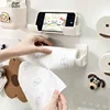 20/2pcs Wall Mounted Trash Bags Holder Garbage Bag Storage Box Organizer Plastic Bag Film Container Dispenser For Kitchen Shelf 4