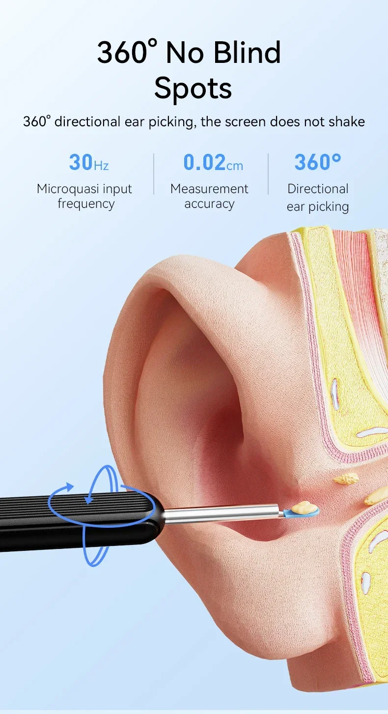 Smart Visual Ear Cleaner With Camera Led Light And Usb C Charging_voghion.com