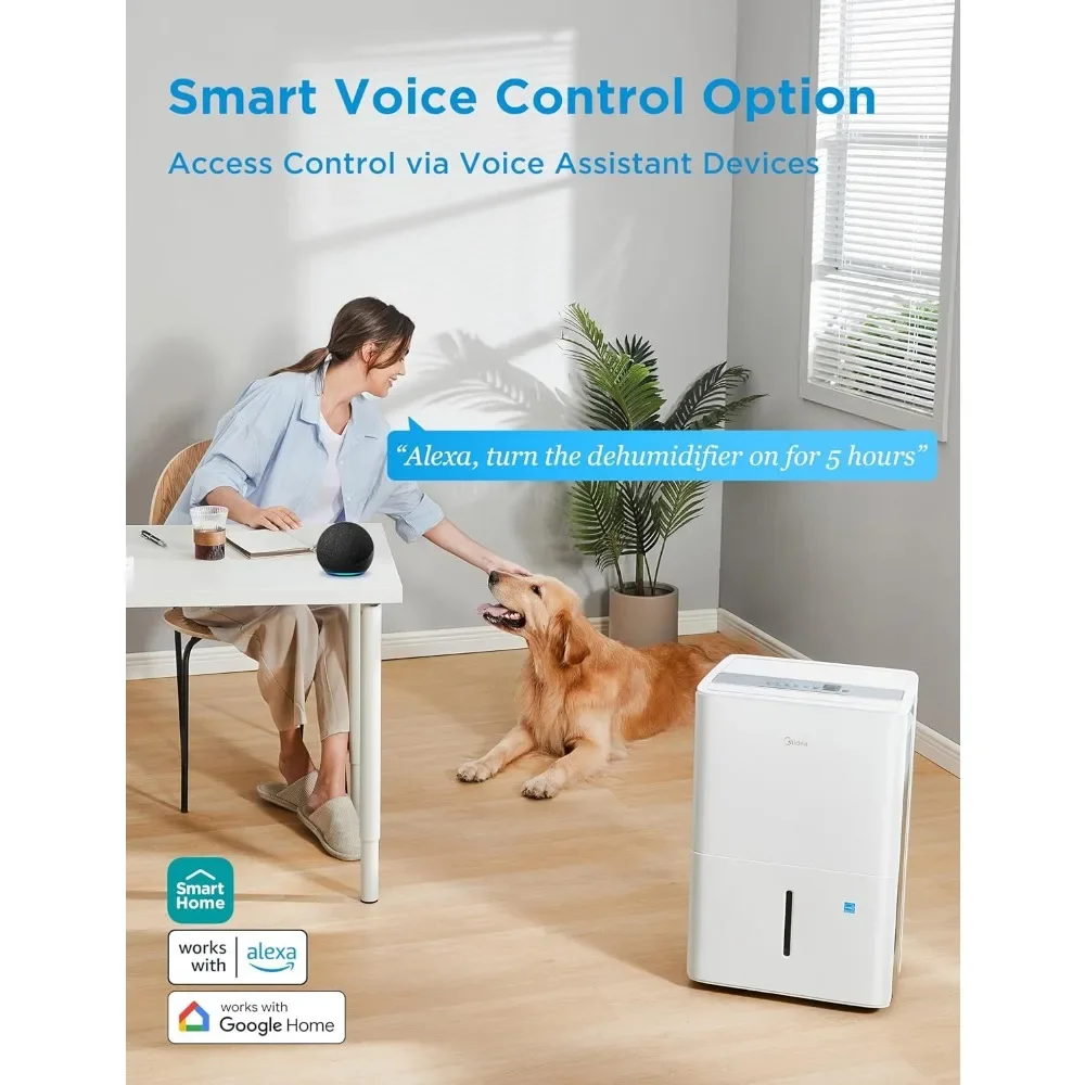 1,500 Sq. Ft. Energy Star Certified Dehumidifier With Reusable Air Filter 22 Pint - Ideal For Basements 4