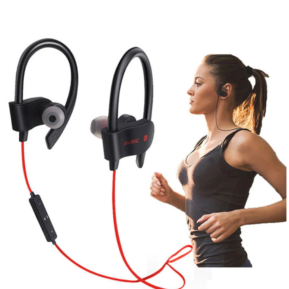 Hot Wireless Anti-lost Headset Wire-Controlled Call Music Earplugs In-ear Bluetooth Sports Earphones 3