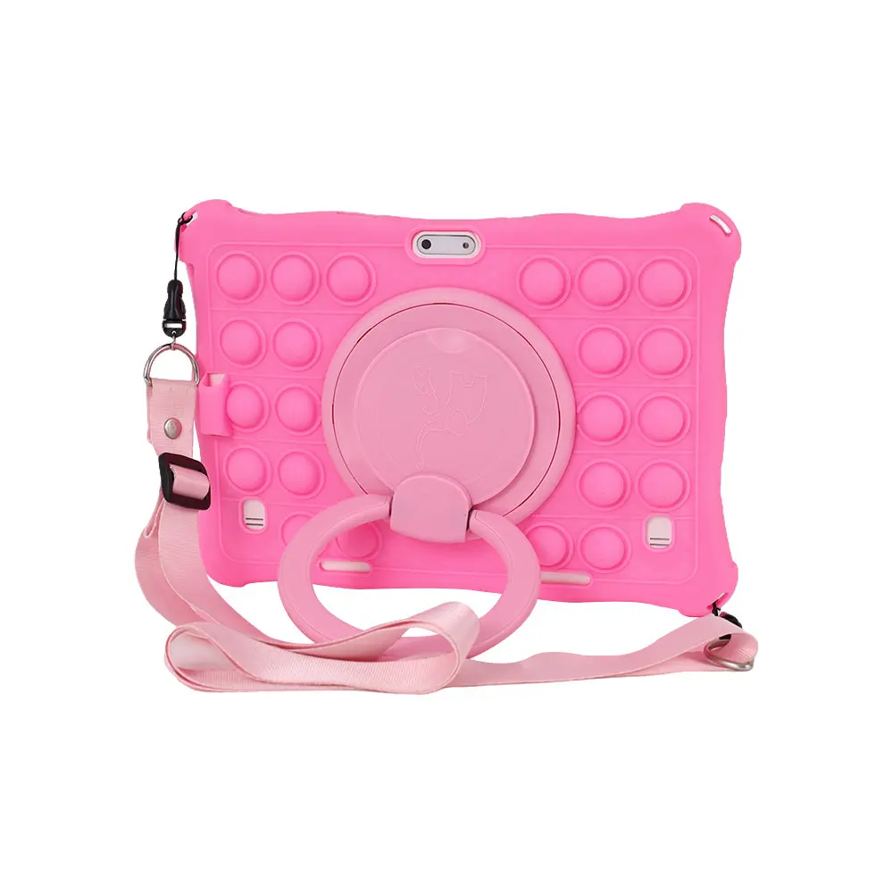 Universal 10.1 Inch Soft Silicone Rotating Tablet Case