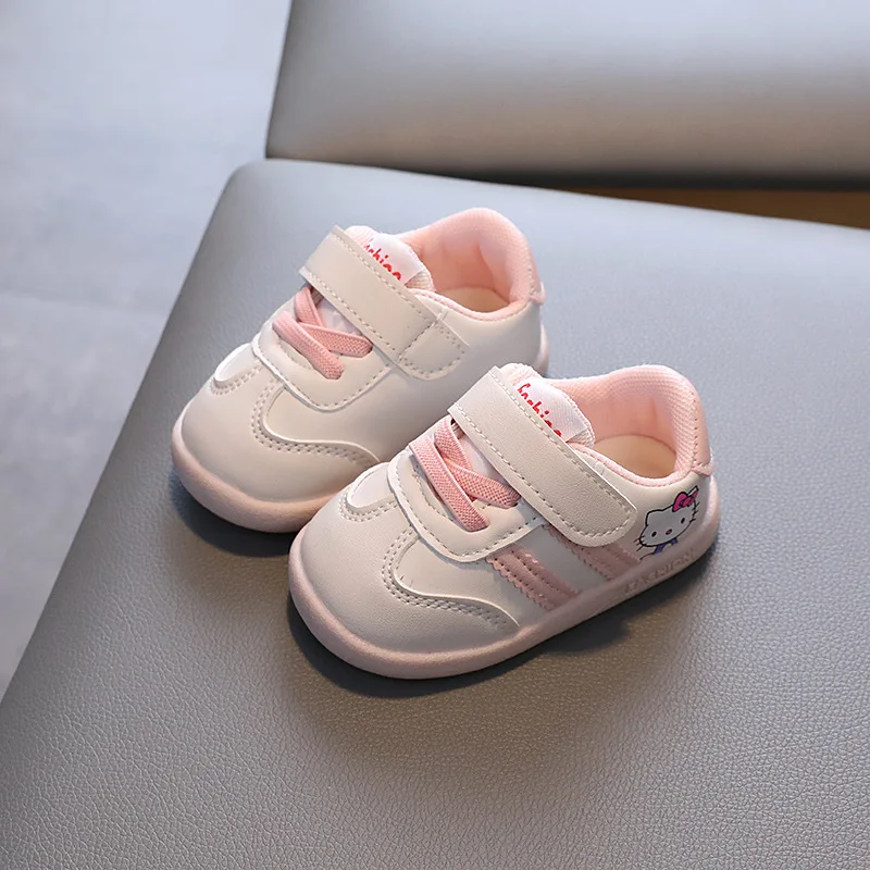 Baby Walking Shoes Spring And Autumn New Soft Sole Single Shoes Sports Shoes Breathable Little White Shoes For Boys And Girls 4