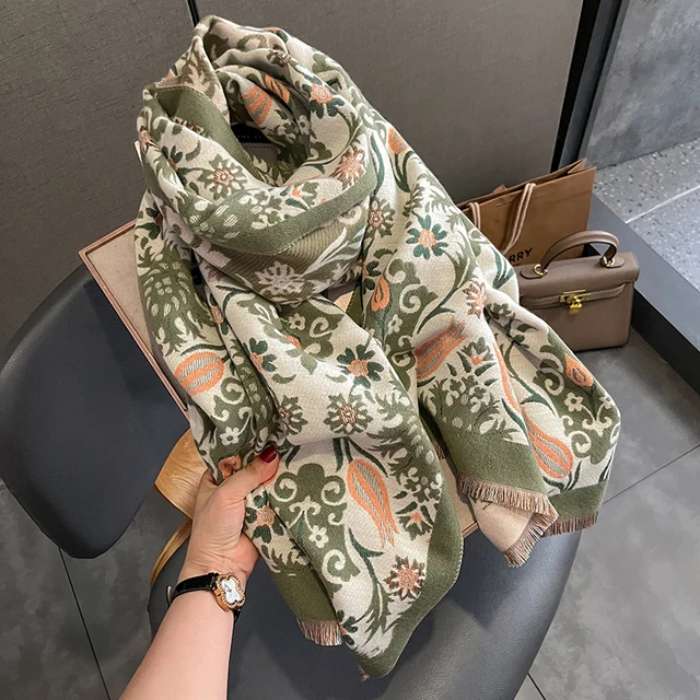 Sciarpa Donna In Cashmere E Lana - Grande, Morbida, Ideale Per Pashmina O Coperta - Foto 11