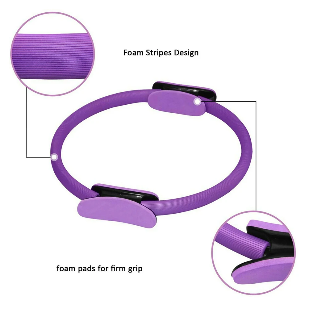 Pilates Circle Yoga Fitness Ring Home Gym Workout Pilate Accessories Exercise Resistance Elasticity yoga circle pilates ring