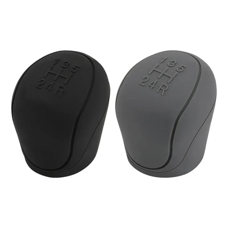 Gear Shift Knob Cover Car Manual Gear Shift Knob Cover Silicone Anti-slip Grip Covers Manual Handle Silicone Protection Auto Interior Accessories