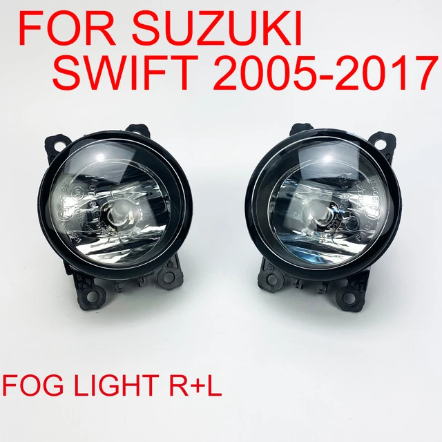 Bumper Fog Lights Lamps For Suzuki Swift 2005 2006 2007 2008 2009 2010  Driver & Passenger Side w/ H11 Halogen Bulbs Clear Lens - AliExpress