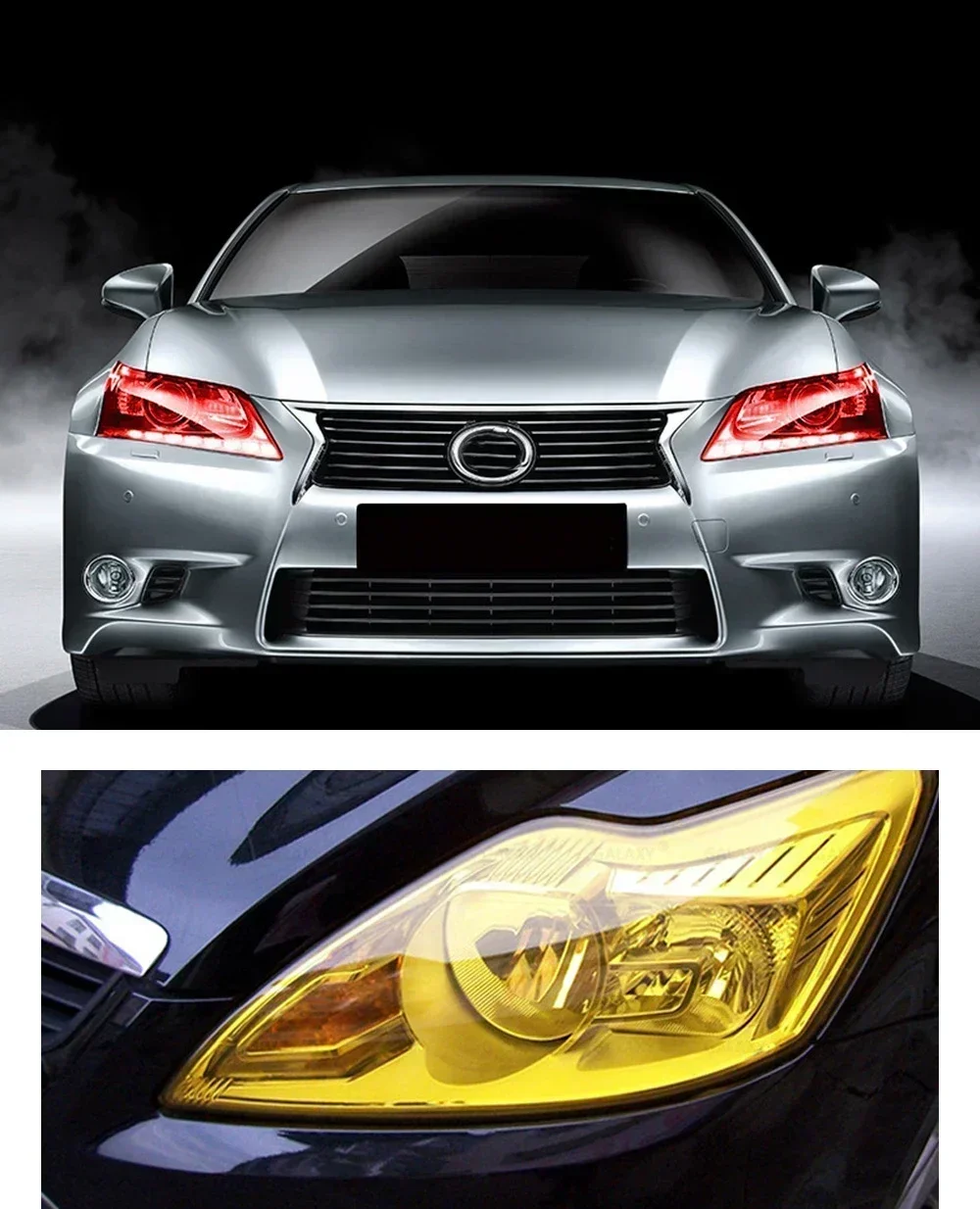 Auto Licht Film Angepasst Auto Farbe Tönung Scheinwerfer Rücklicht Nebel Licht Vinyl Film Hinten Lampe Tönung Filme Außen Zubehör – Detail 6