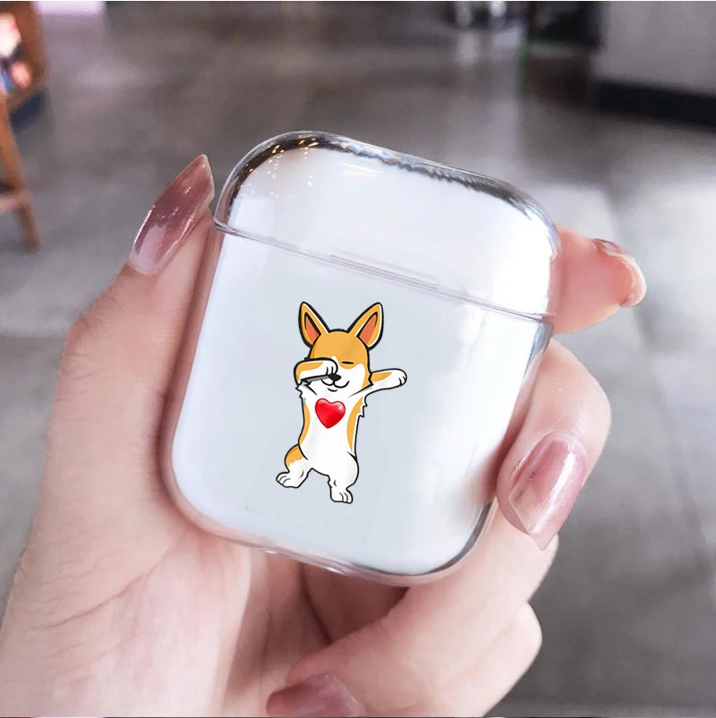 Adorable Cartoon Dog Earphone Case - Shockproof Soft Cover & Protective Accessory Shell
