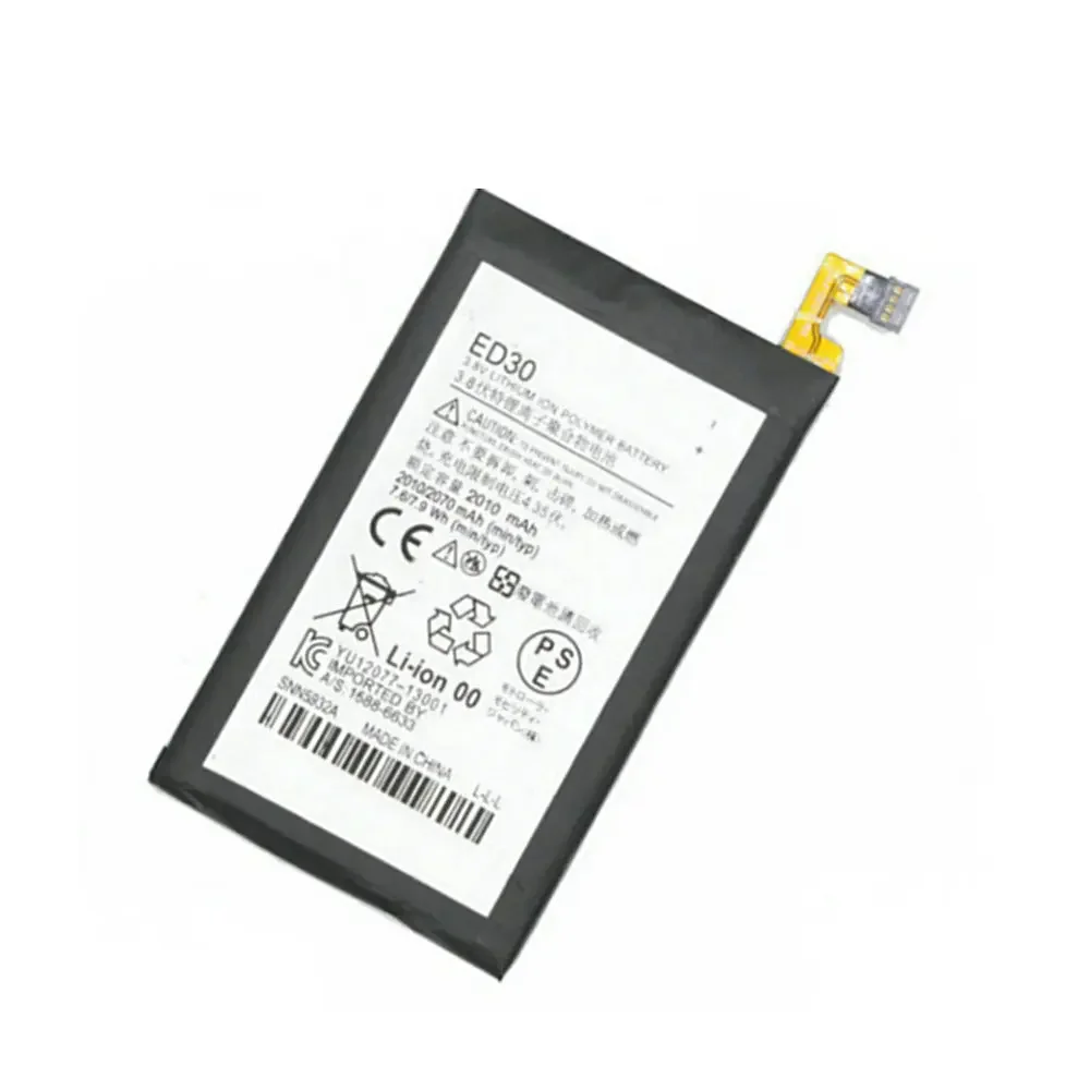 2100Mah Ed30 Per Motorola Moto G G2 Xt1028 Xt1032 Xt1033 Xt1034 Batteria Di Ricambio Per Smartphone Di Alta Qualità