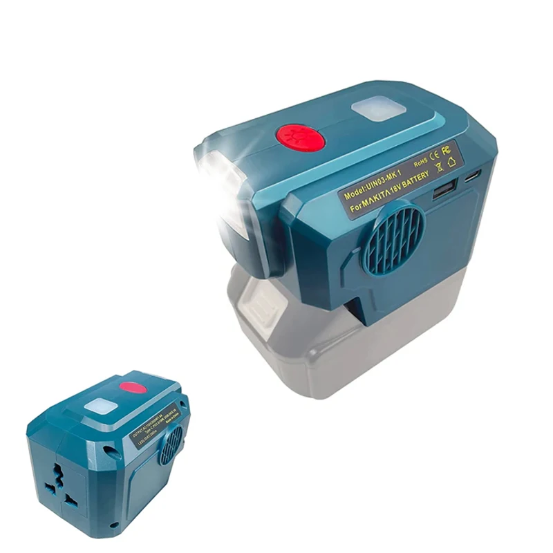 

200W Power Supply Inverter for Makita 18V Battery To 110V/220V AC Output Portable Modified Sine Wave Inverter Generator