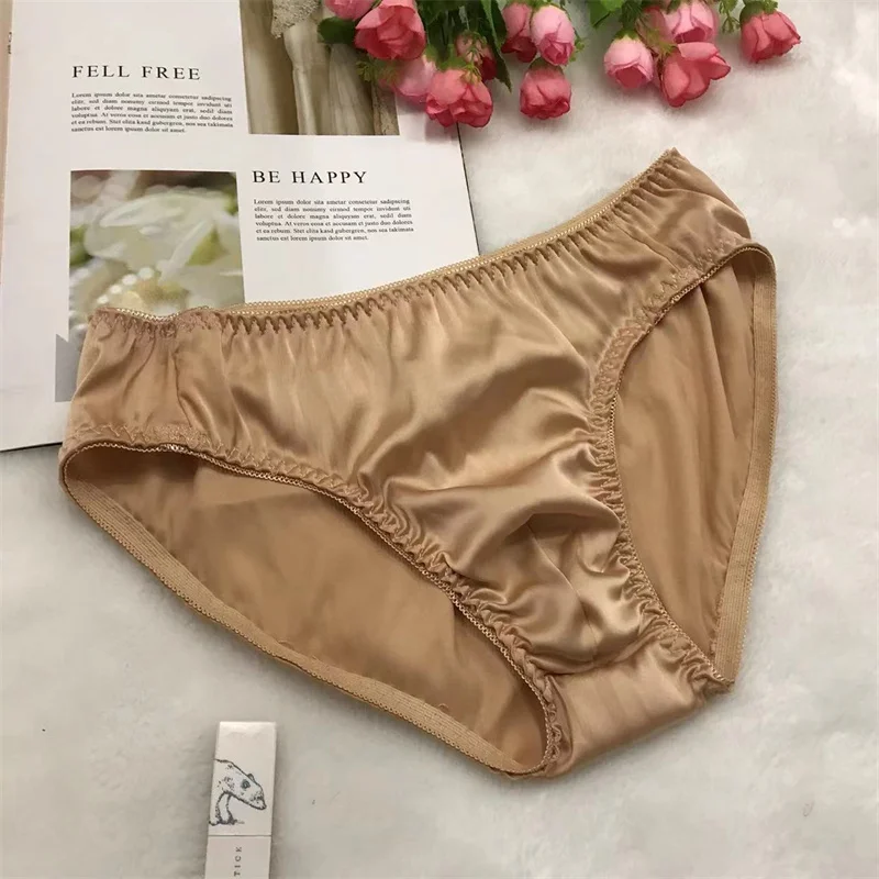 Briefs Men Sexy Underwear Silk Fashion Panties Low-Rise U Convex Bulge Pouch Lingerie Mens Slip Cueca Men's Underpants 6