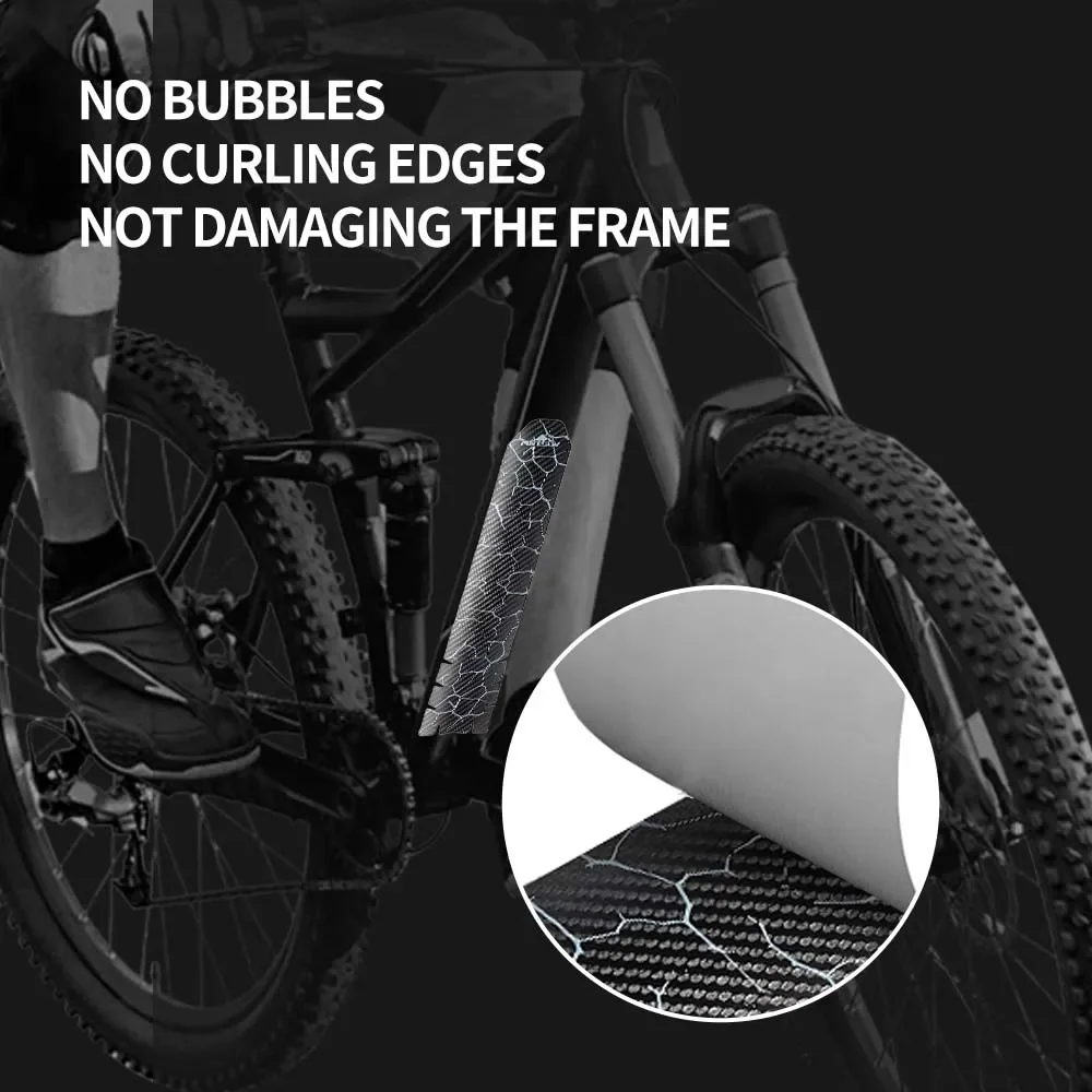 VXM Bicycle Chain Protection Sticker Mountain Bike Care Chain Sticker Folding Frame Protective Film Anti-scratch Rhino Skin Stic