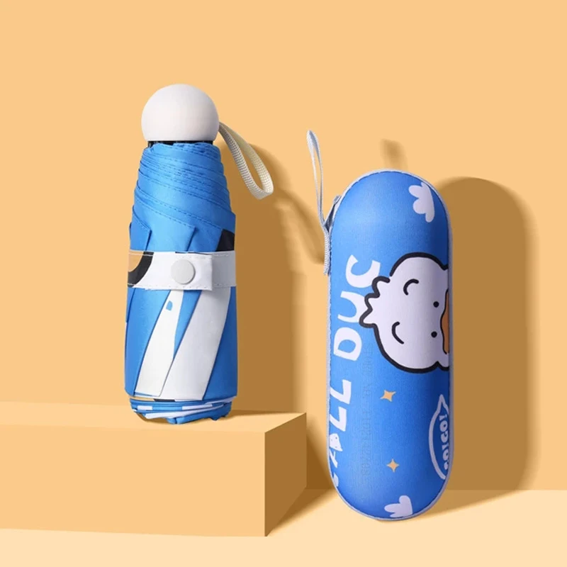 

Мини-зонт Xiaomi складной с 8 ребрами, карманный, защита от УФ излучения, защита от солнца, ветра и дождя, для мужчин и женщин