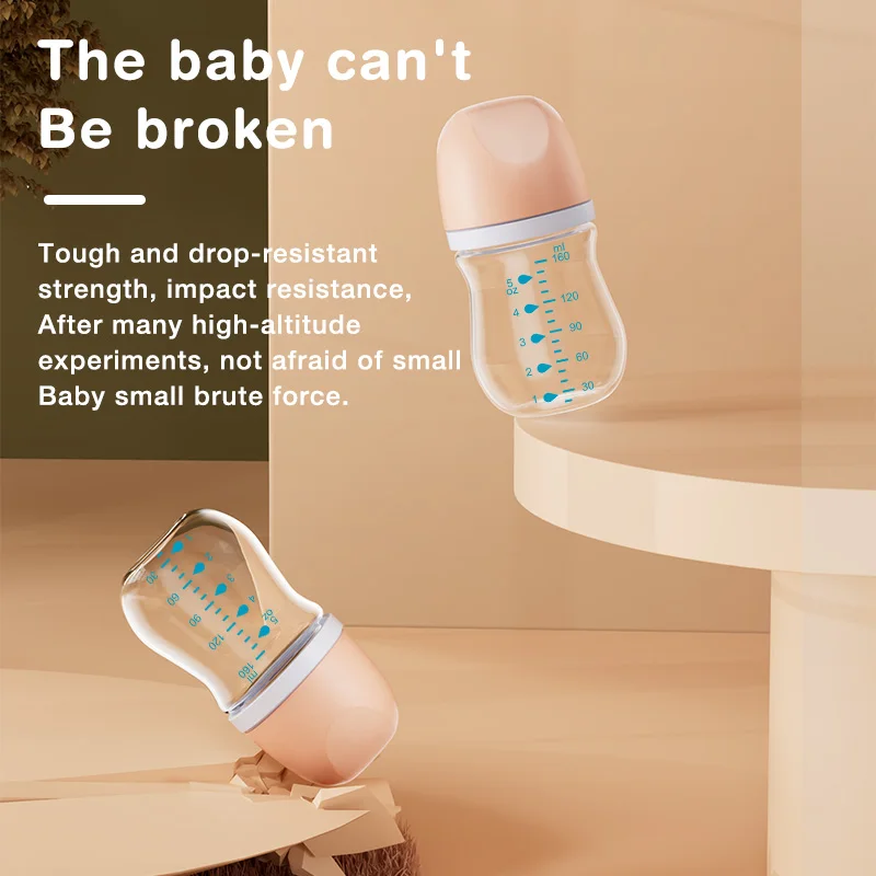 زجاجات زجاجية لحديثي الولادة 90/160 مللي زجاجة أطف...