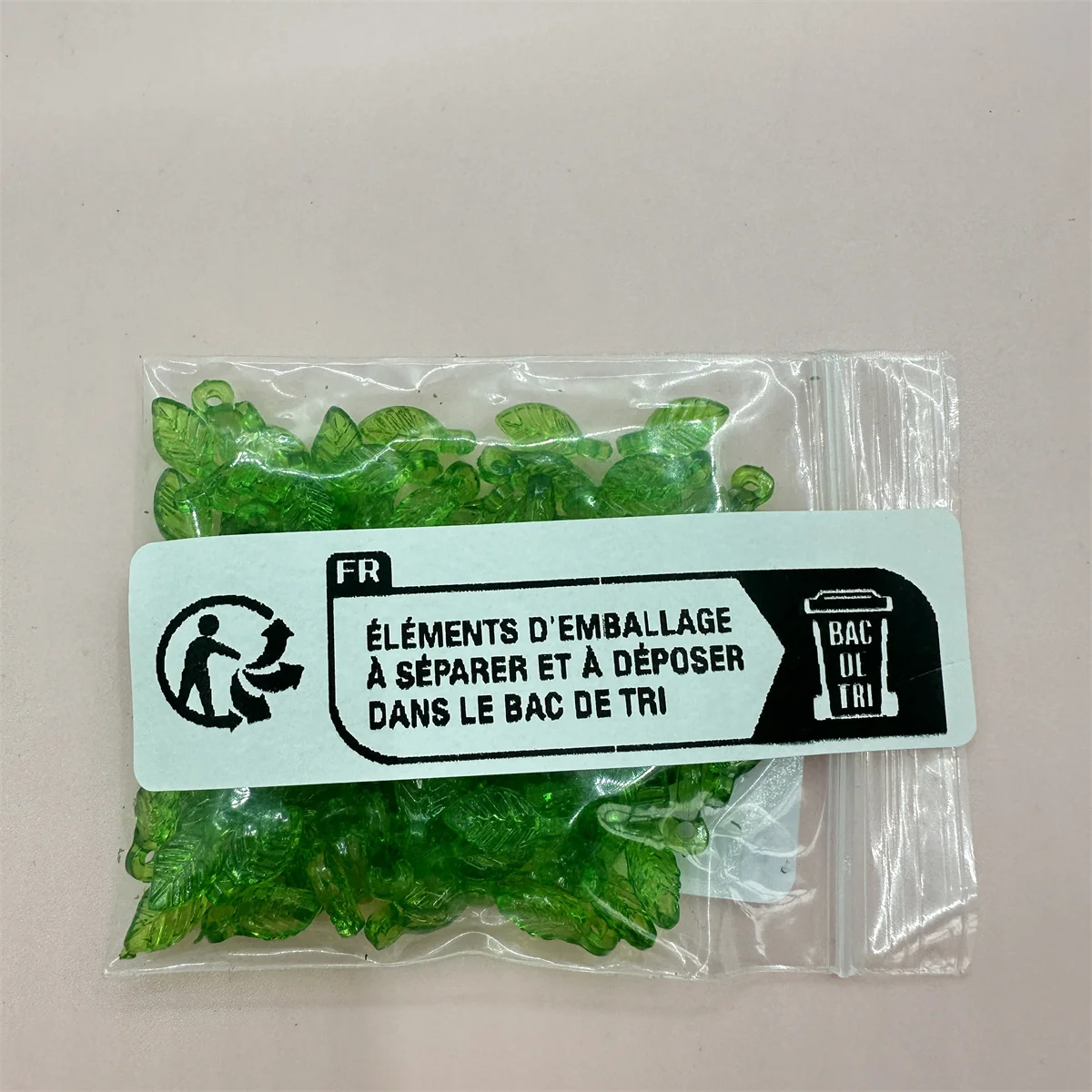 50 Perline Acriliche A Forma Di Foglia Verde – 5x10mm, Per Gioielli Fai Da Te