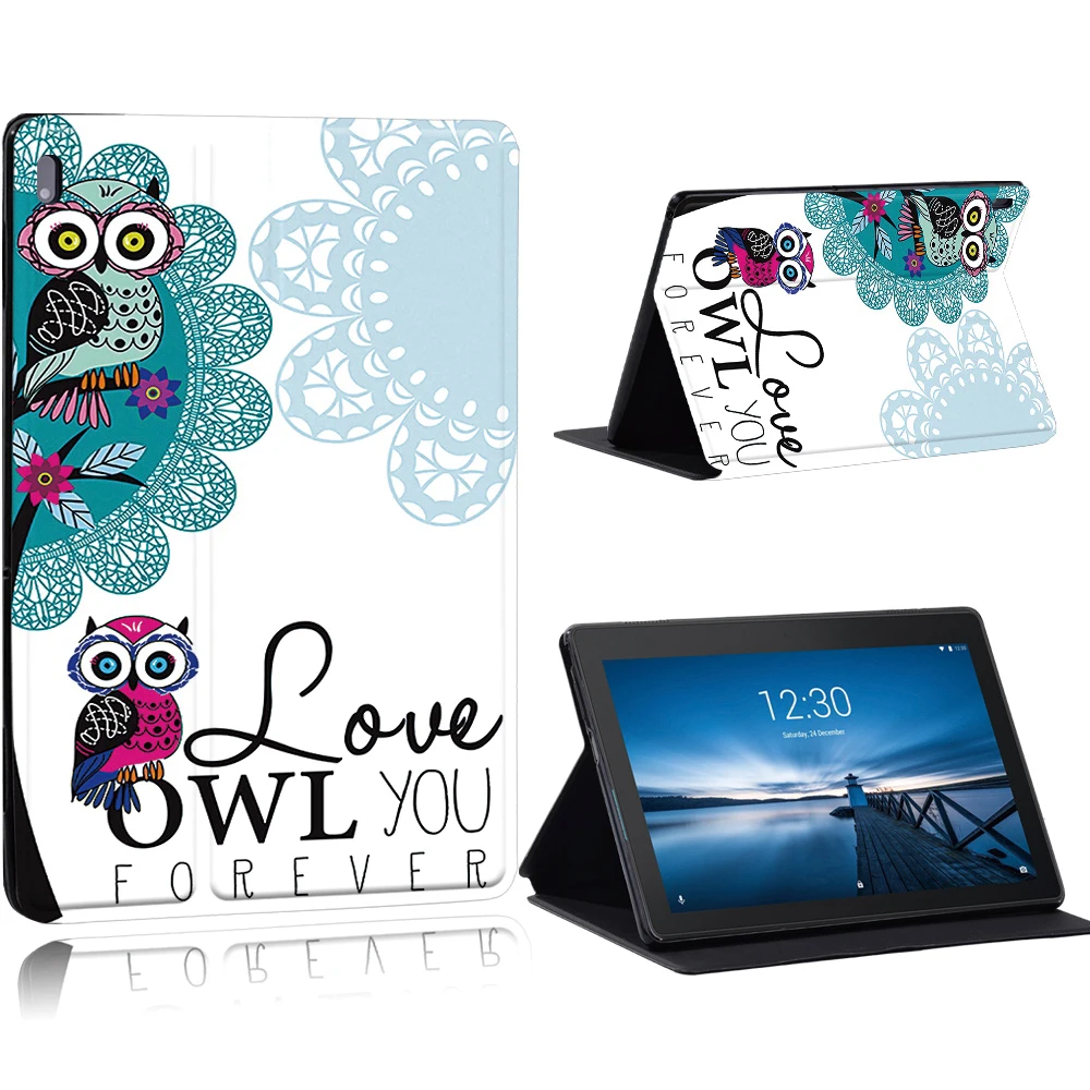 phone and tablet stand Old Image Series Pattern Case for Lenovo Tab E10 /Tab M10 10.1 Inch/Tab M10 FHD Plus 10.3 inch Tablet Stand Cover Case tablet holder Tablet Accessories