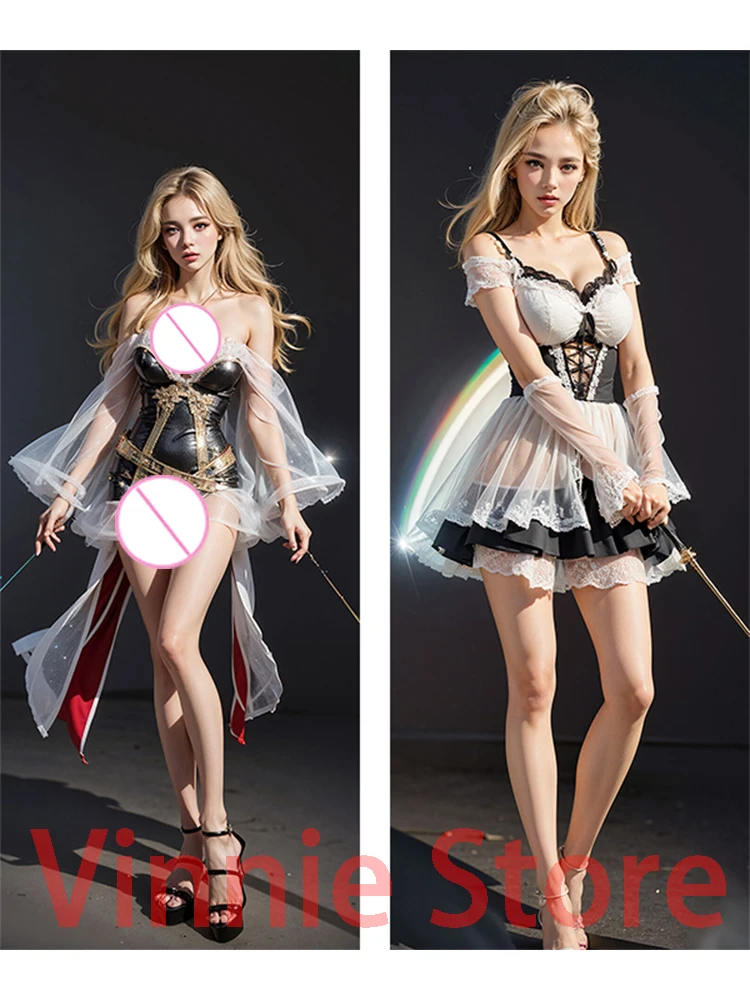 

Dakimakura anime AI Illustrations Large Breasts Double-sided Print Life-size body pillows cover Christmas Decoration gift