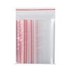 100pcs/pack 13 Sizes Zip Lock Plastic Bags Reclosable Transparent Bag Vacuum Storage Bag Clear Bags Thickness 3