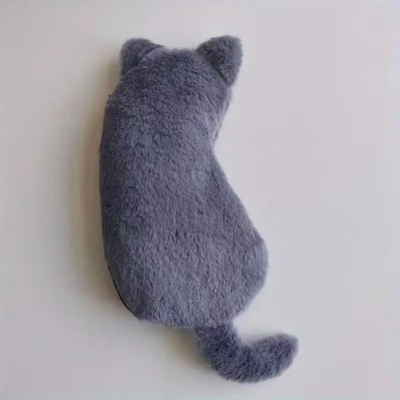 1개 귀여운 플러시 고양이 필통 ? 인형 가방, 4가지 색상, 크리스마스 및 선물, 문구 상자