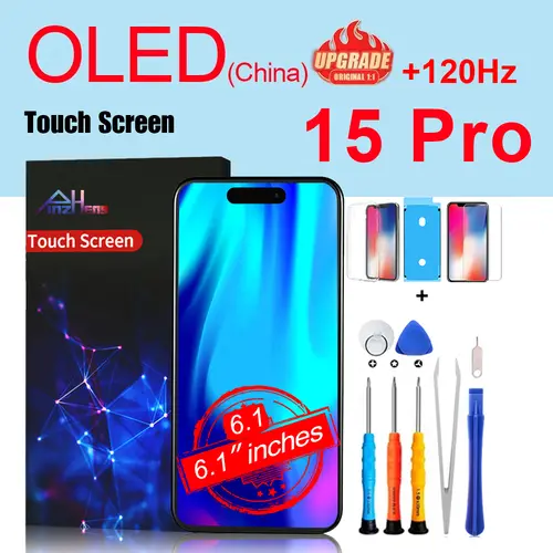 PINZHENG High Quality Screen INCELL LCD OLED For iPhone 14 Pro 15 Plus 13 Pro Max Display For iPhone Replacement With Tools - Image 35