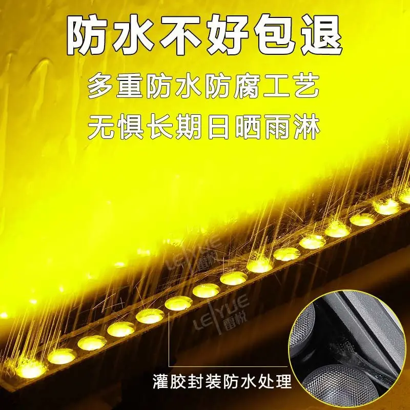 18W/24W/36W 100cm DC24V 길이 LED 투광등 조경등 실외등 선형 램프 LED 투광등 월워셔 IP65
