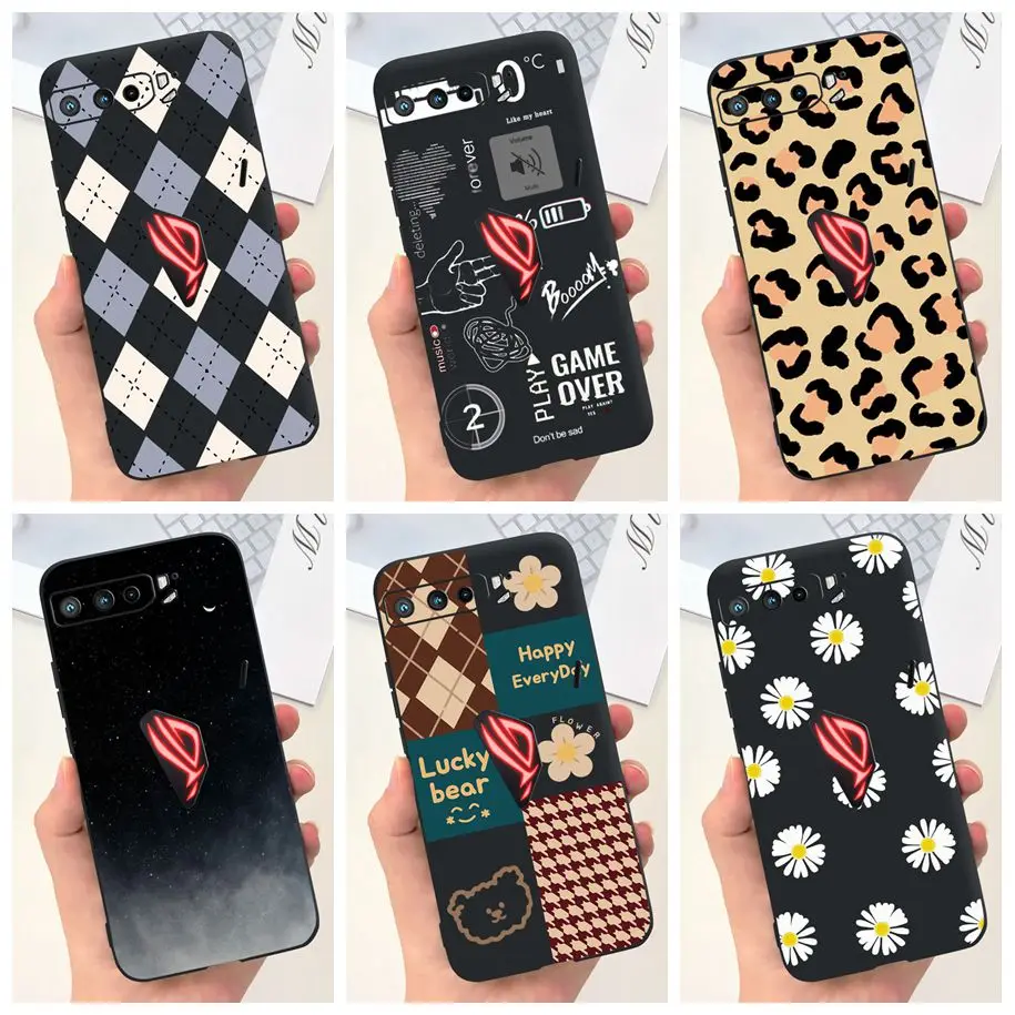 Per Asus Rog Phone 5 Zs673Ks Custodia Luxury Pattern Custodia Morbida In Silicone Tpu Per Asus Rog Phone 6 Phone 3 Zs661Ks I003Dd Bumper