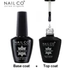NAILCO 15ml Top Coat And Base Coat Art Design Gel Nail Polish UV Top Base Coat UV LED Soak Off Gel For Nail Decoration Varnish 1