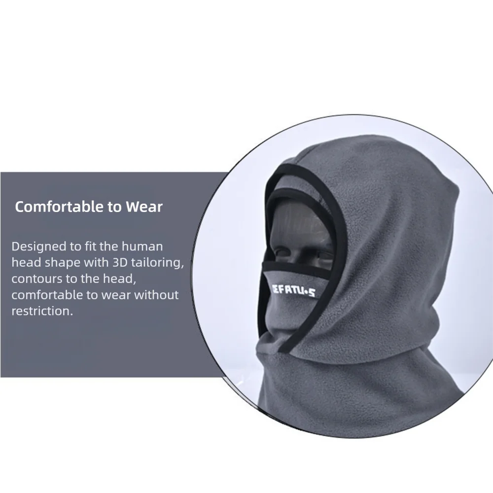 Fashion Windproof Balaclava Hat Keep Warm Multifunctional Pullover Hats Cold Proof Ear Protection Cap Outdoor Sport