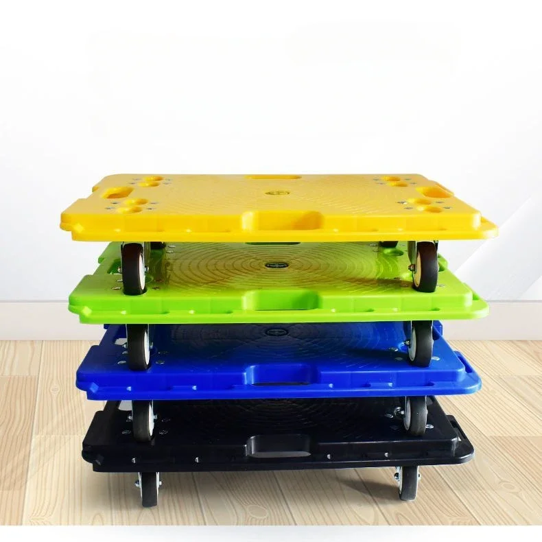 Small Board Turtle Car Flat Hand Push Four Wheel Movable Base Mobile Tray Universal Type