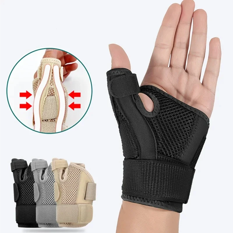 

1PC Thumb Splint Stabilizer Wrist Support Brace Protector Carpal Tunnel Tendonitis Pain Relief Right Left Hand Immobilizer