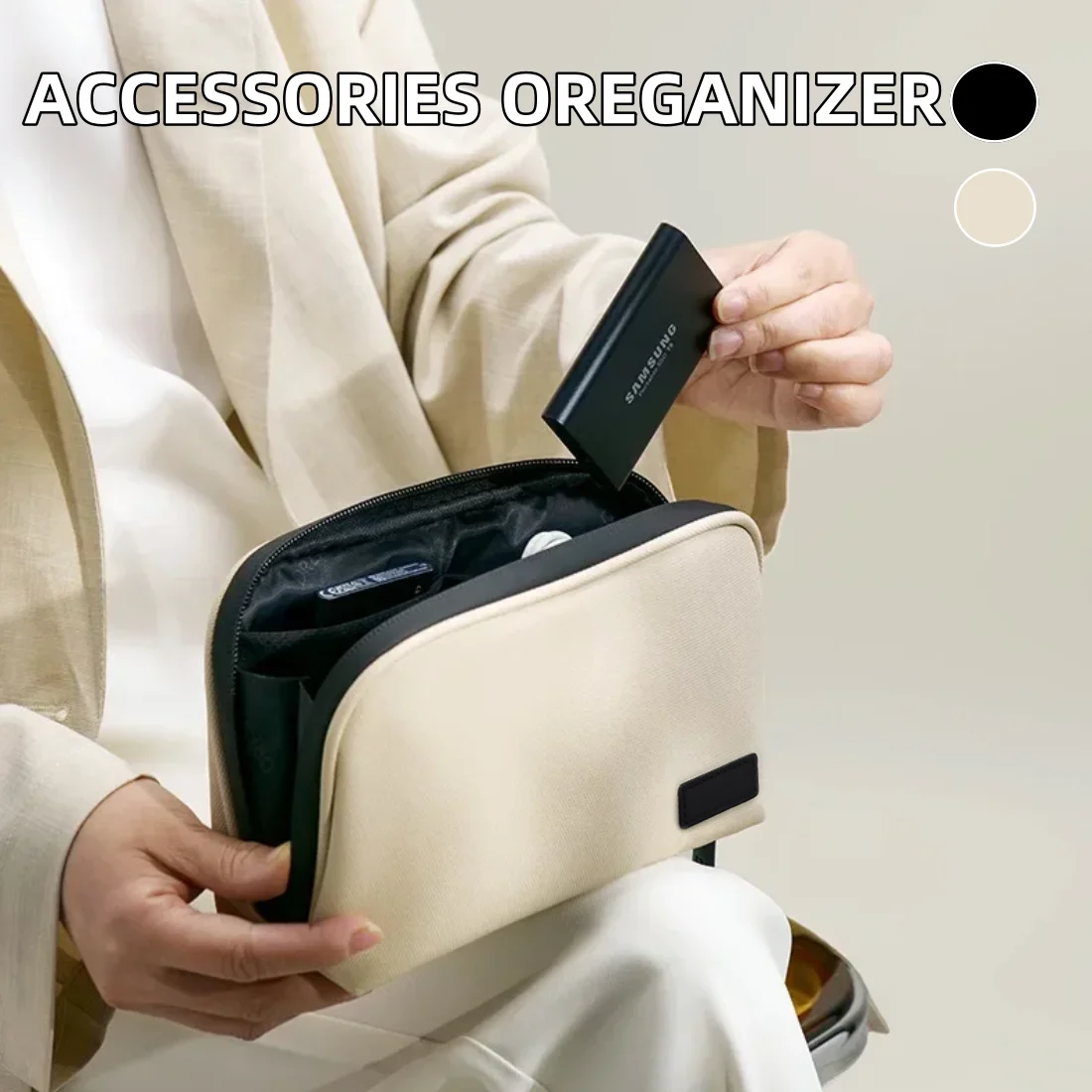 Cable Storage Bag Waterproof Digital Electronic Organizer Portable USB Data Line Charger Plug Storage Bag Travel Makeup cable storage bag electronic accessories case digital accessories bag data cable storage bag cable organizer pouch electronics travel organizer